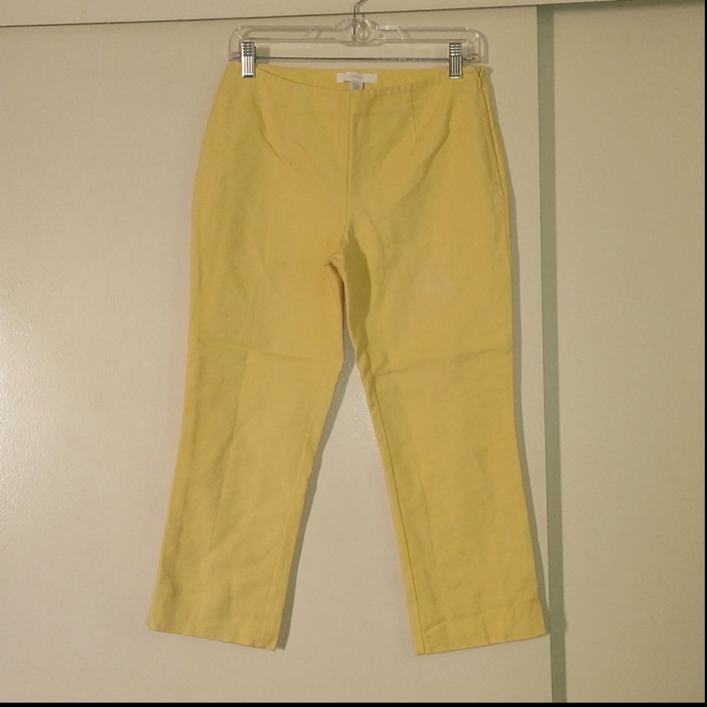 Chico's yellow capris